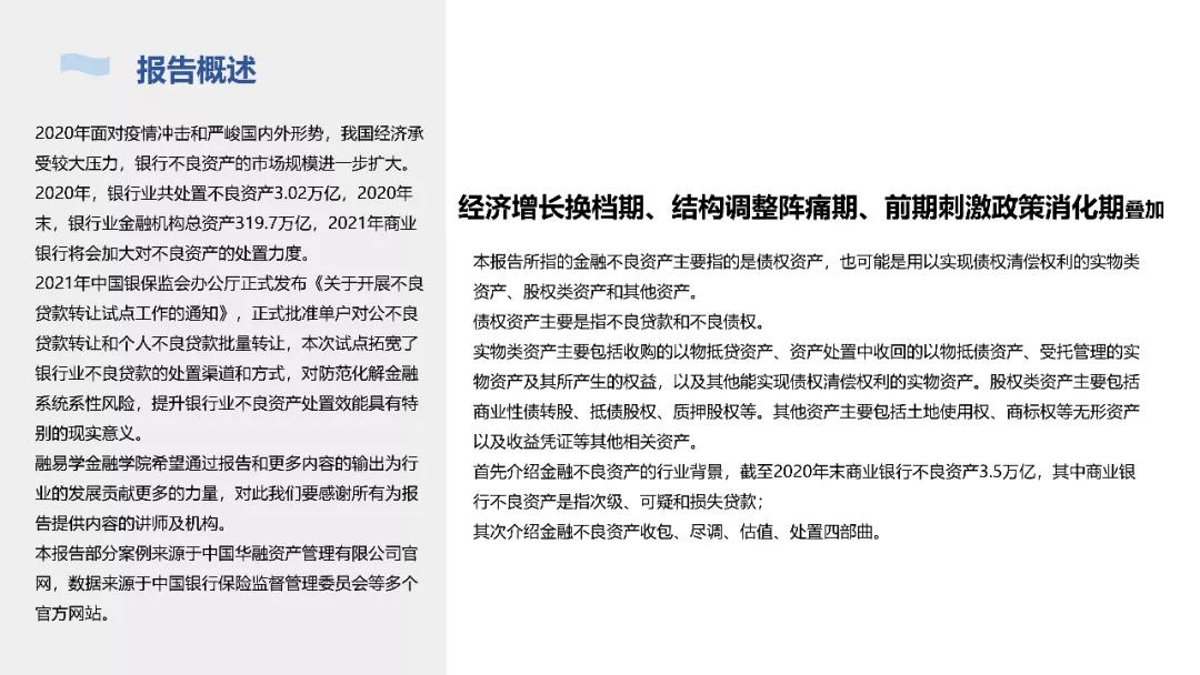 2020年中国金融不良资产行业研究报告