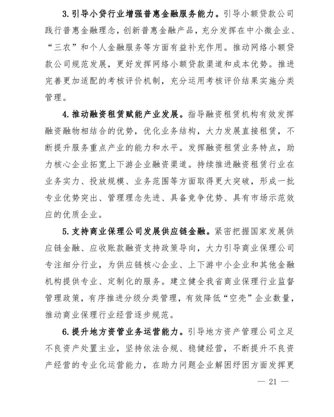 【政策传播】（含融资租赁）福建省人民政府关于印发福建省“十四五”金融业发展专项规划的通知